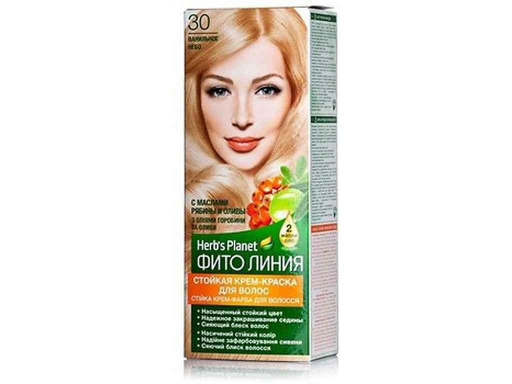 Крем-фарба Ванільне небо Herbs Planet № 30 ТМ Фіто лінія Solmir Київ - фото 1
