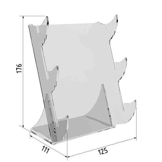 Подставка для ножей EKOSTAR 3 яруса настольная Киев