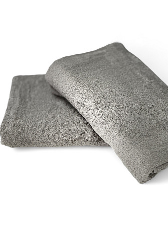 Рушник банний махровий Ideal Textile 70х140 см однотонний в кольорах 400 г/м2 (56860345) Світло-сіри Чернівці - фото 1