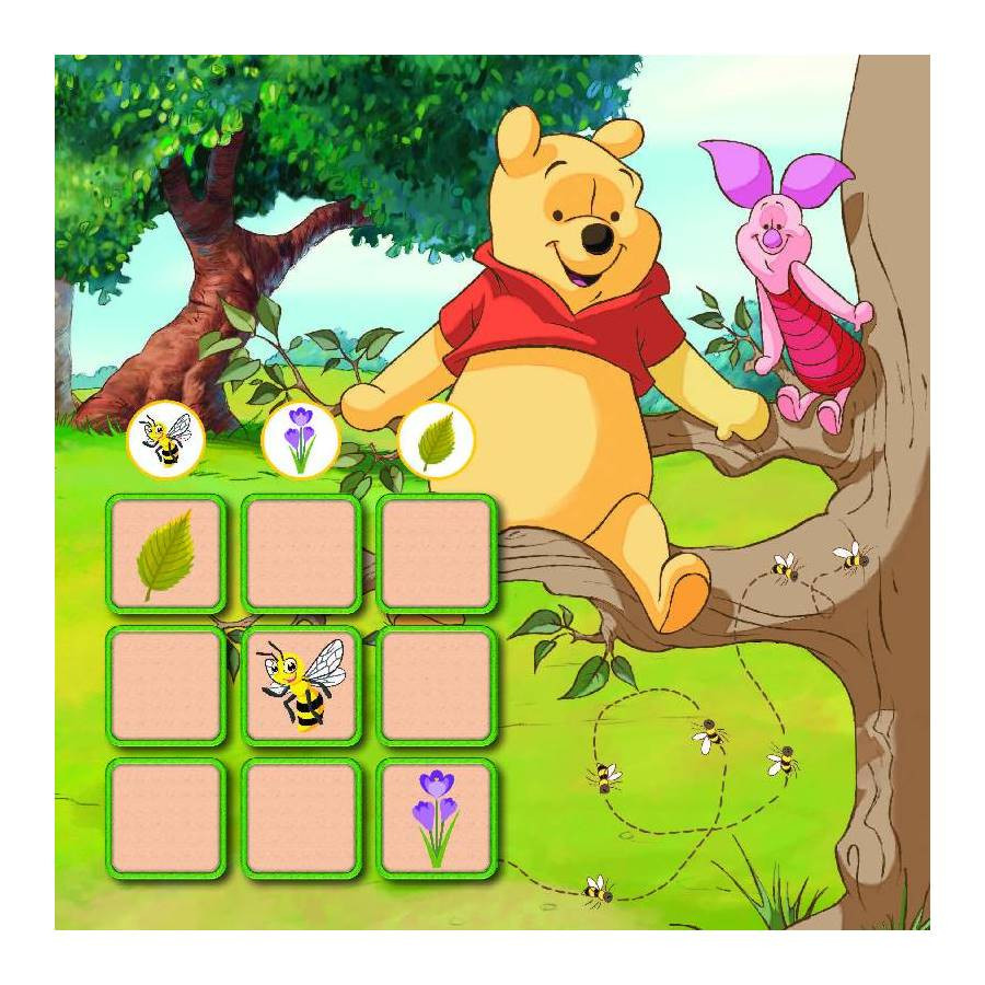 Судоку для дітей "Вивчай пори року з Вінні Пухом" 1191013 з наклейками Вінниця - фото 2