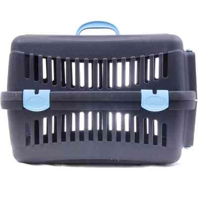 Переноска для тварин SGbox для тварин до 6 кг 48х32х32 см пластик (чорна/мікс) (2700000016053) Вінниця