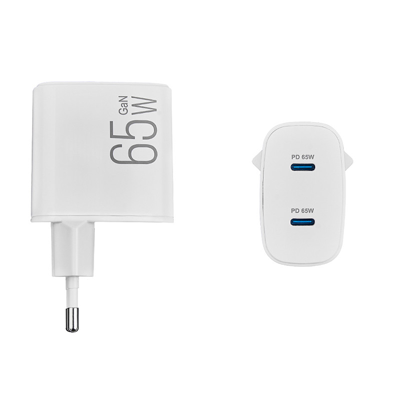 Сетевое зарядное устройство Brevia ePowerGaN PD65W 2xUSB-C белый Львов - изображение 4