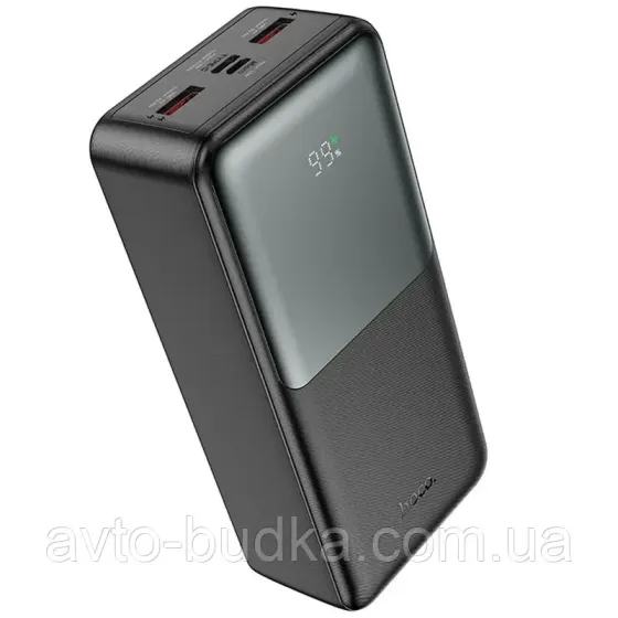 Павербанк HOCO J136B 30000 мА·год з дисплеєм швидка зарядка PD 20W + QC 22.5W 2USB / Type-C чорний Новий Розділ