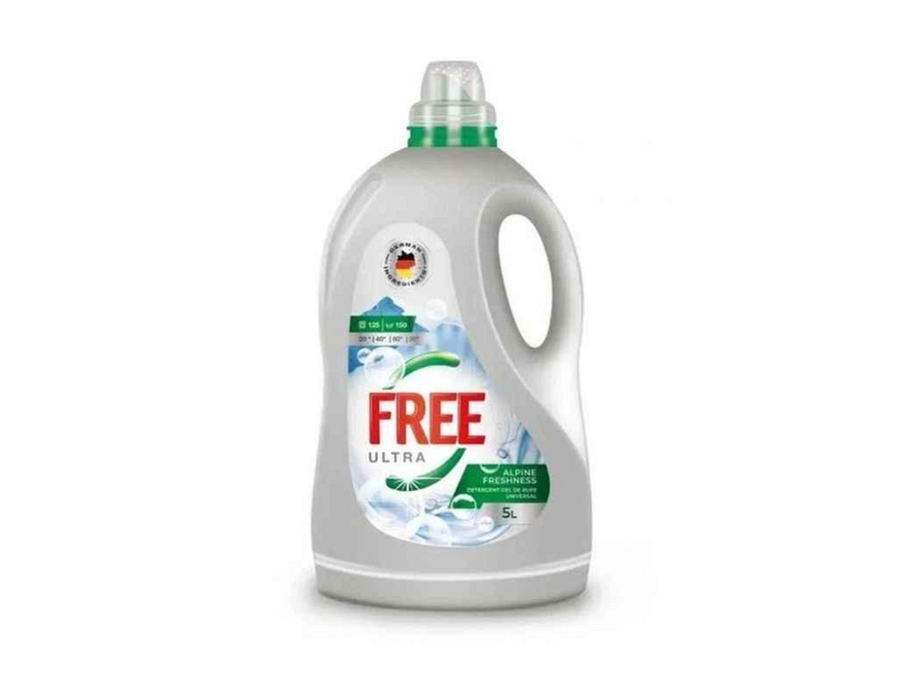 Гель для стирки 5л Alpine Freshness White ТМ FREE Киев - изображение 1