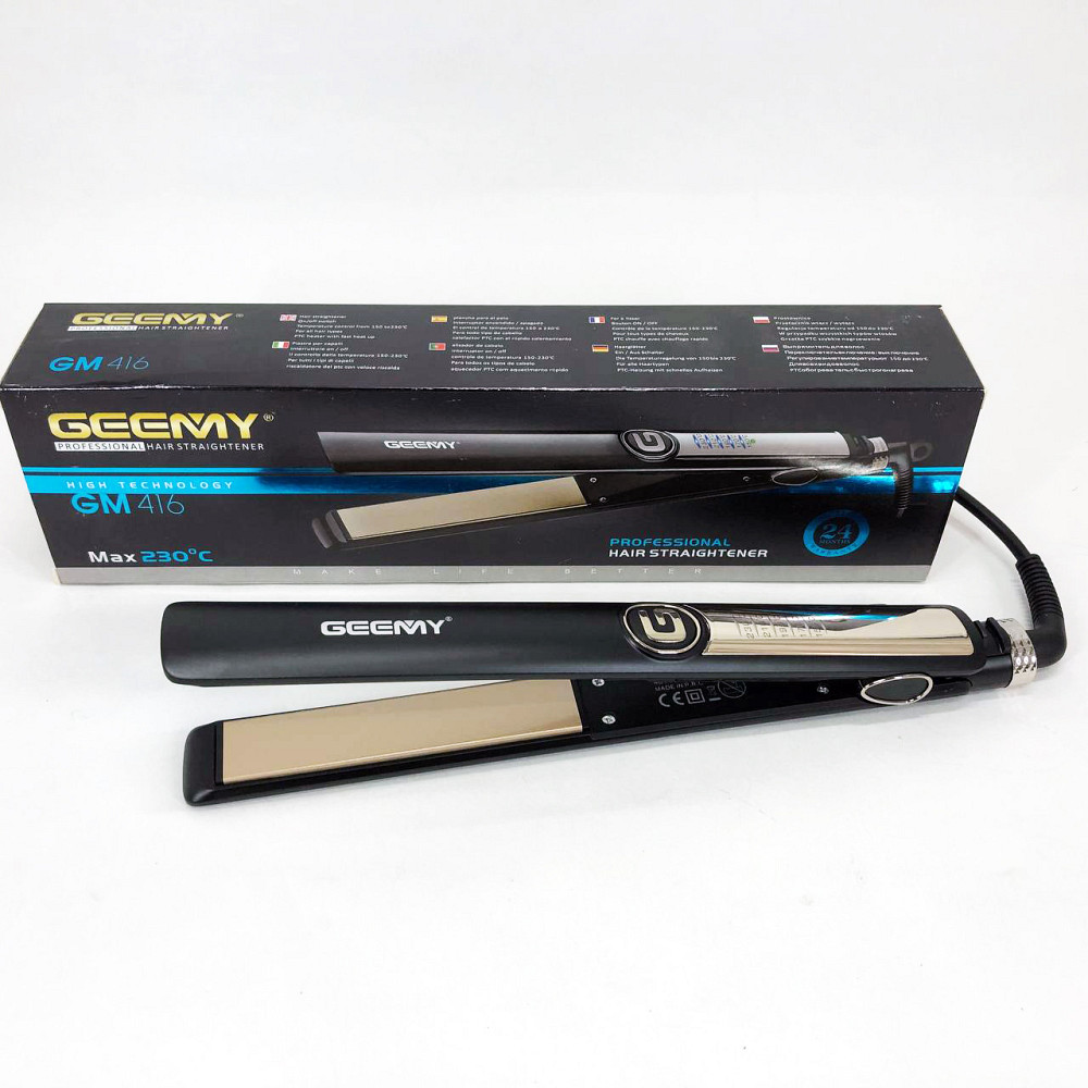 Утюжки для выпрямления Gemei GM-416, Мощный утюжок для выравнивания волос, Плойка выравниватель GN-48 Львов - изображение 8