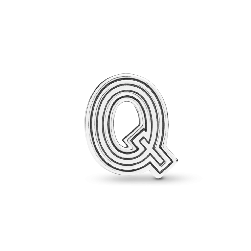 Срібна намистина "Літера Q" MasterSem Київ - фото 2