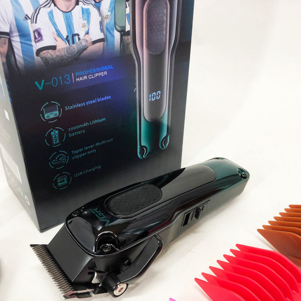 Универсальный триммер для мужчин, Професиональная машинка для стрижки волос Триммер висков RI-40 Львов - изображение 13