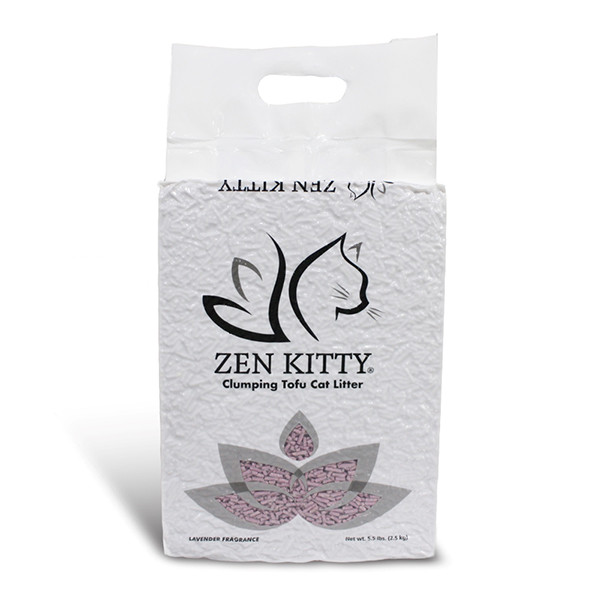 ZenKitty Clumping Tofu Lavender ЗЕН КИТТИ ТОФУ ЛАВАНДА комкующийся наполнитель для кошачьего туалета Киев - изображение 1