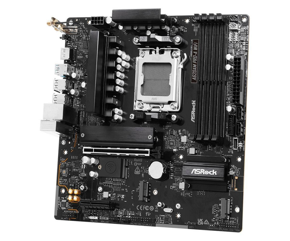 Материнська плата ASRock A620AM Pro-A WiFi Socket AM5 ( 14700 ) Харків - фото 4