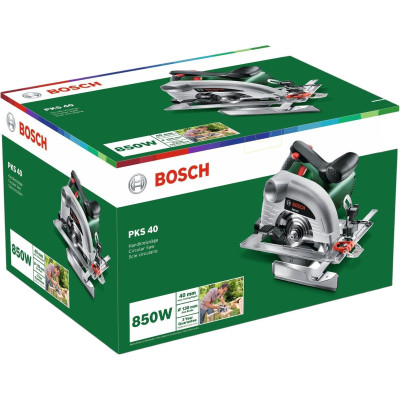 Дисковая пила Bosch PKS 40 850Вт, 130мм, 2.6кг (0.603.3C5.000) Винница - изображение 3