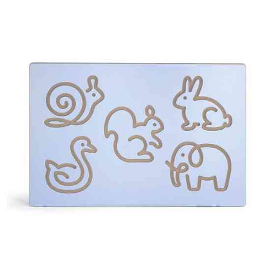 Дерев'яна дошка Viga Toys Малювання звірят (50864) Харків