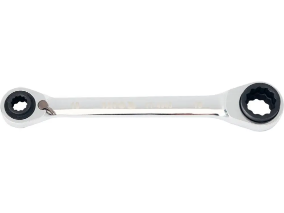 Ключ накидний YATO YT-4945 з тріскачкою двосторонній 10-13-17-19 мм Коломия