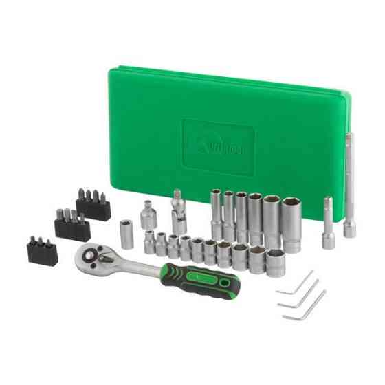 Набір інструментів INTERTOOL 6036SP 1/4", 36 од. - просте рішення для складних завдань Львів