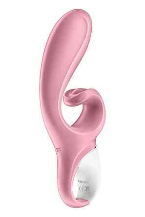 Смарт вібратор-кролик Satisfyer Hug Me Pink, 2 мотори, діаметр 4,2см, широка кліторальна частина Sex Aura Київ