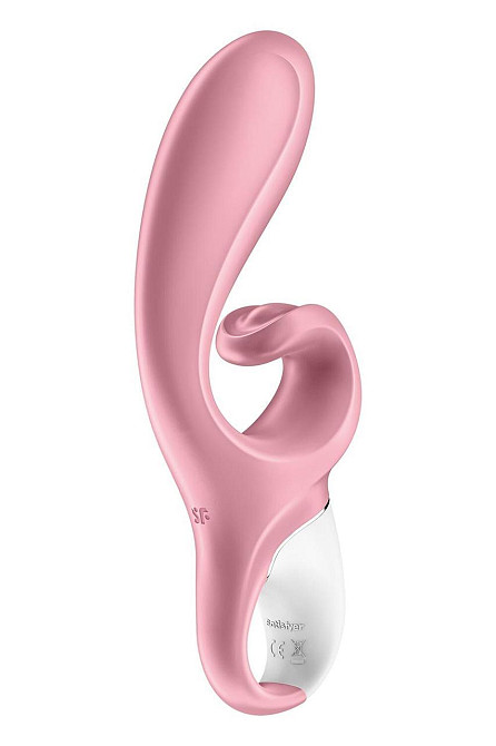 Смарт вібратор-кролик Satisfyer Hug Me Pink, 2 мотори, діаметр 4,2см, широка кліторальна частина Sex Aura Київ - фото 3