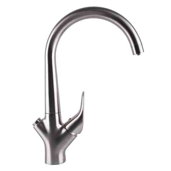 Смеситель для кухни под осмос Globus Lux LAZER GLLR-0222-8-STSTEEL (000019261) Киев