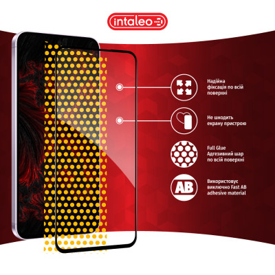 Стекло защитное Intaleo Full Glue Samsung A36 Black (1283126608124) Винница - изображение 7