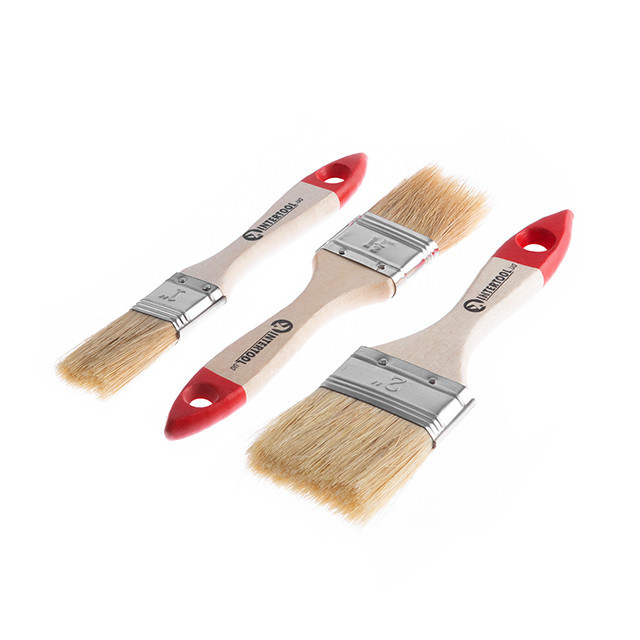Набір пензлів флейцевих, 3 шт. (25, 38, 50 мм) INTERTOOL KT-1003 Киев - изображение 6