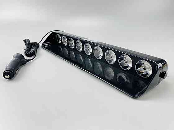 Маячок проблисковий F1 стробоскоп 9-80V 9 led діодів білий спалах, автомобільний стробоскоп під скло Мукачево