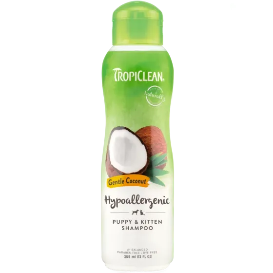 Шампунь для цуценят та кошенят TropiClean Hypoallergenic "Ніжний кокос" гіпоалергенний, 355 мл Вінниця