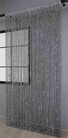 Шторы-нити спираль с люрексом Темно-серый 300х300см 1 шт (61-025) Киев