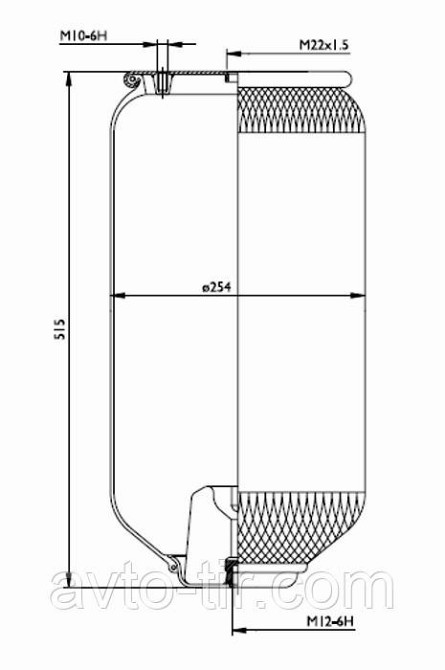 Пневмоподушка  SAF SCHMITZ без стакана Луцк - изображение 1