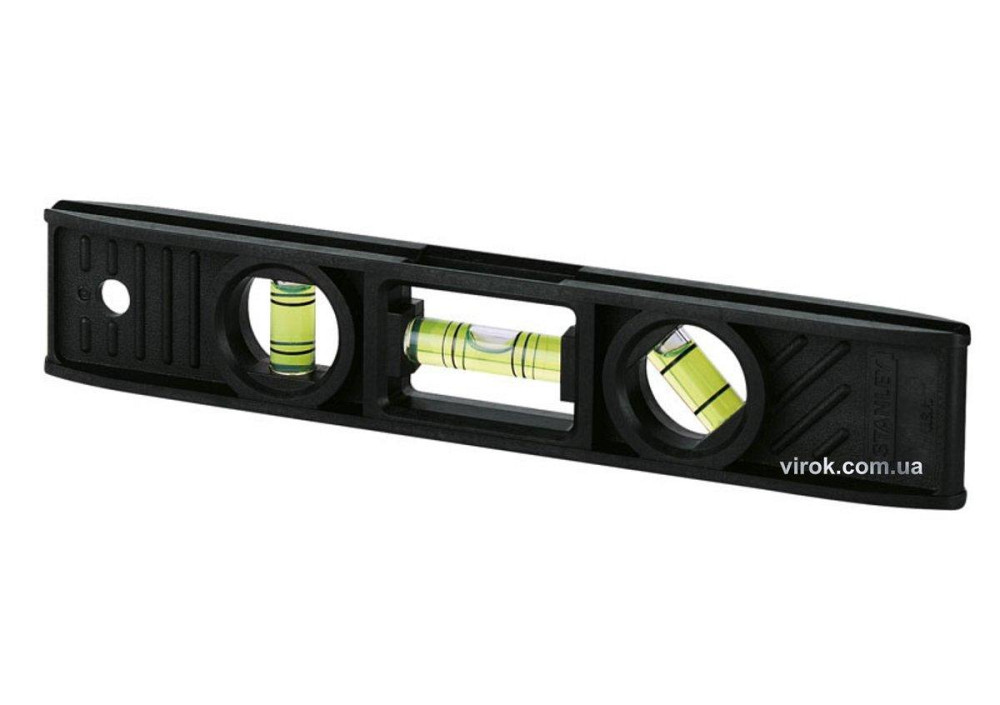 Рівень STANLEY "Torpedo" : L= 20 см, 3 капсули, АБС-(пастик) корпус Одеса - фото 1