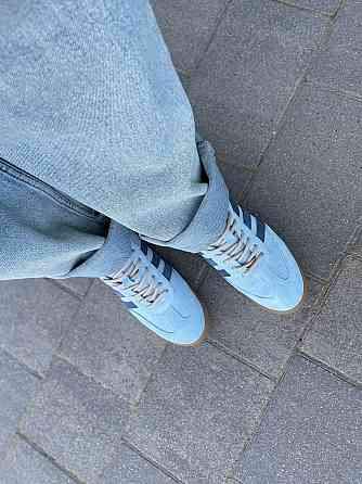 Кеди жіночі M.KRAFT блакитні натуральна замша низький хід (5420) 38 Коломия