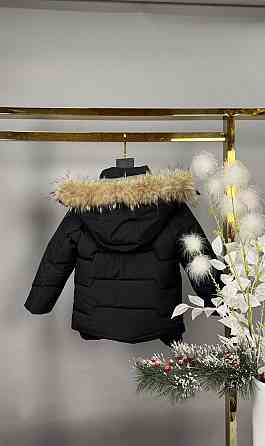 Детская зимняя курточка для мальчика с варежками на холофайбере 98,104,110,116,122 Николаев