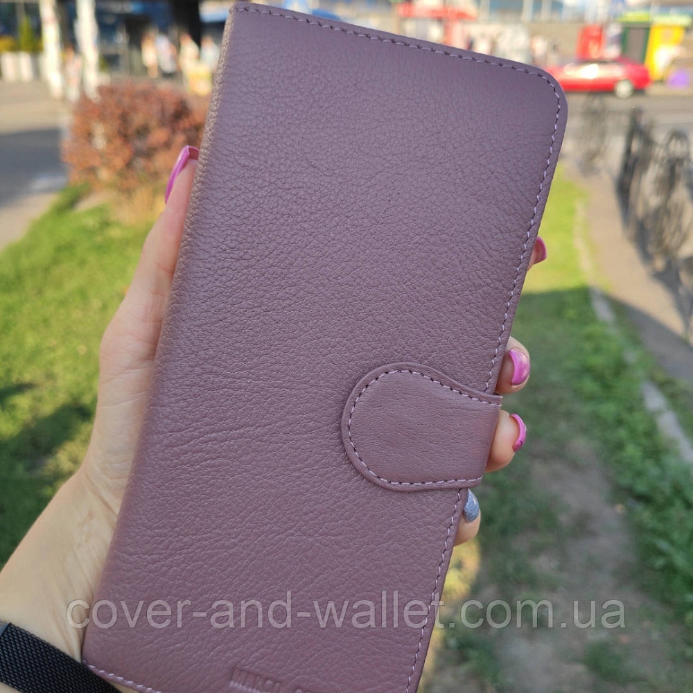 Стильный модный женский кошелек на кнопке и молнии из натуральной кожи Marco Coverna MC 031-950 Киев - изображение 6