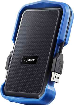Зовнішній жорсткий диск 2.5" USB 2.0 TB Apacer AC631 Black/Blue (AP2TBAC631U-1) чорний, синій Харків