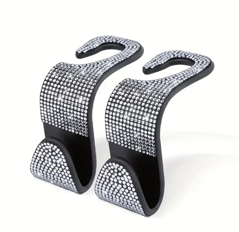 Гачки органайзери для підголовників в авто зі стразами 2 шт Сміла - фото 3