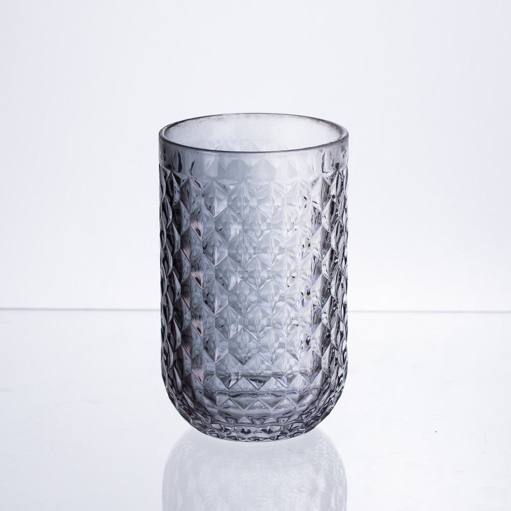 Набір склянок Geometric 6 штук по 400 мл HP-19-263 прозора склянка для напоїв Коломыя - изображение 3