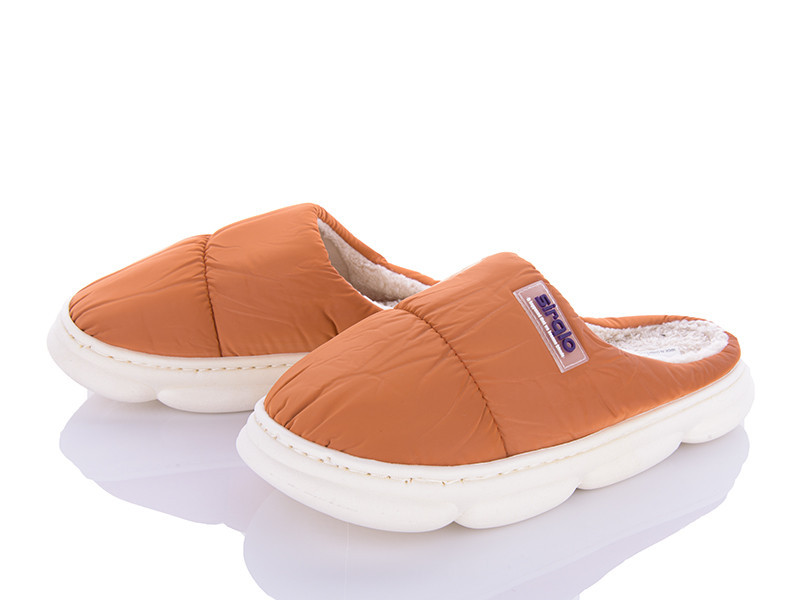 Женские домашние тапочки с закрытым носком моющиеся коричневый 36 Одесса - изображение 5