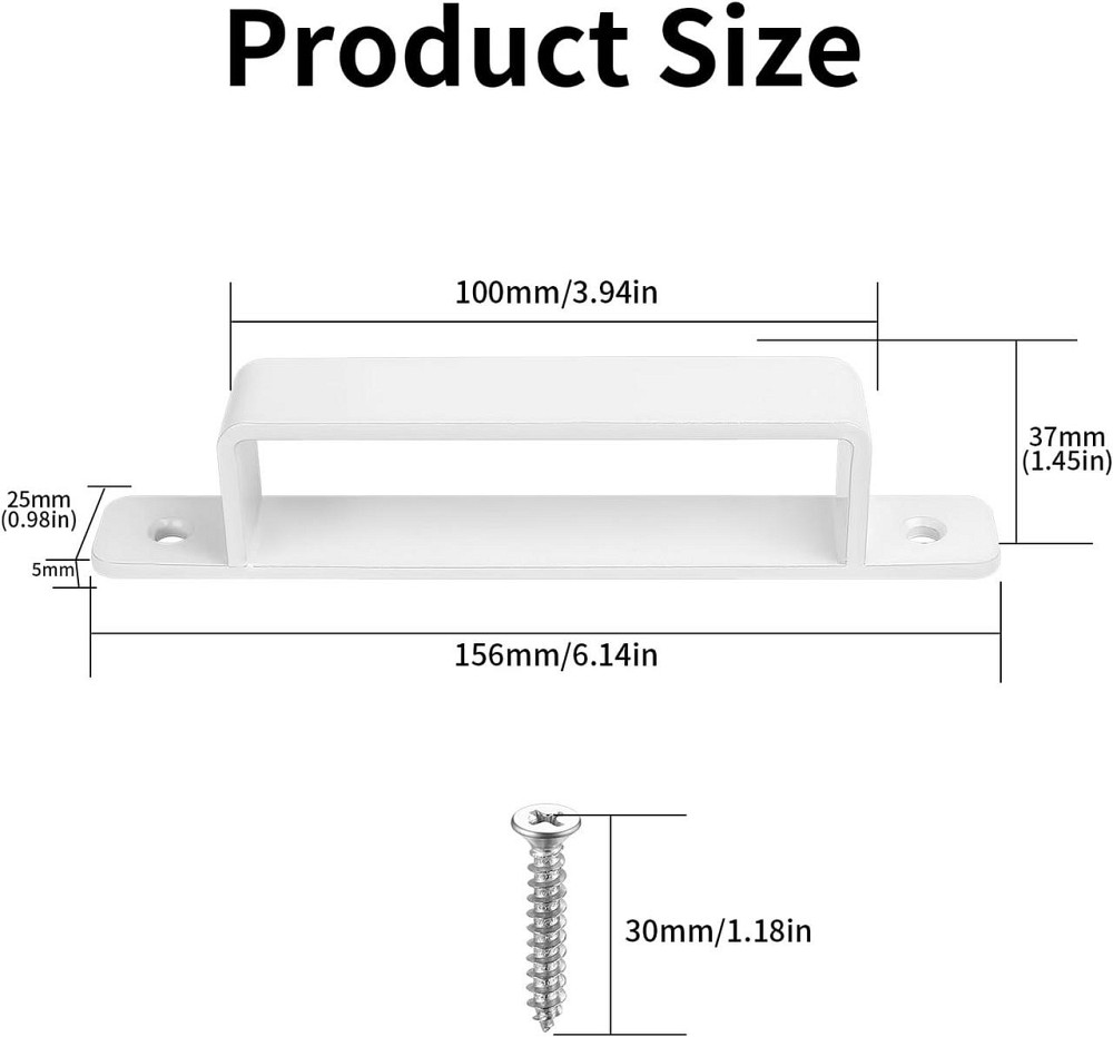 Ручка дверная Модель 032 Белая Чугунная Vintage 156 мм набор 2 для входных и межкомнатных дверей тяжёлая Киев - изображение 7