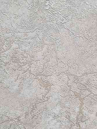 Шпалери вінілові на флізеліні гарячого тиснення DU&KA 1.06х10 вензель основа під штукатурку сірі коричневі Київ