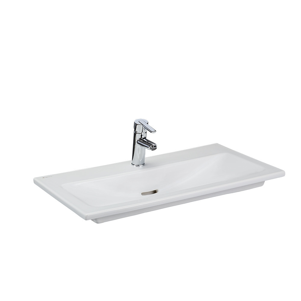 Врізна раковина EGE Vitrifiye Lagina Serie 2 170x450x800мм (35821) Білий Київ - фото 1