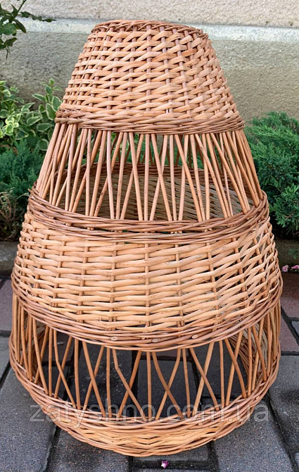 Плетеные бра, люстра из лозы Киев - изображение 3