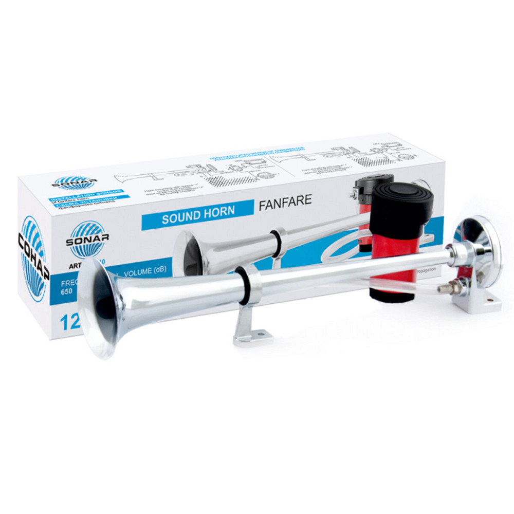 Сигнал автомобільний Сонар фанфарний 40см 12В Київ - фото 1