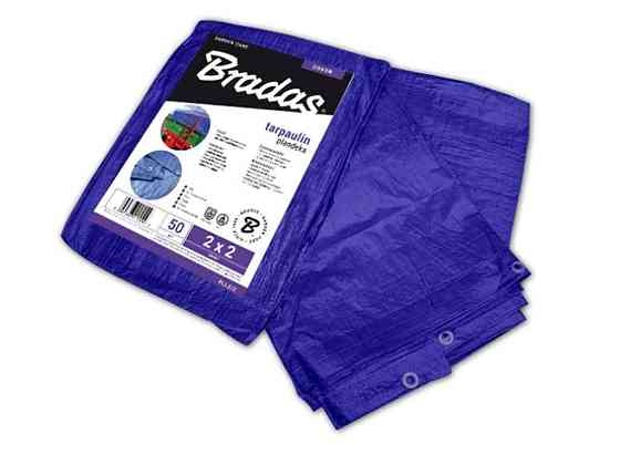 Тент 4х5м синій 50гр/м2 (тарпаулін) STANDARD PLL4/5 ТМ BRADAS Київ