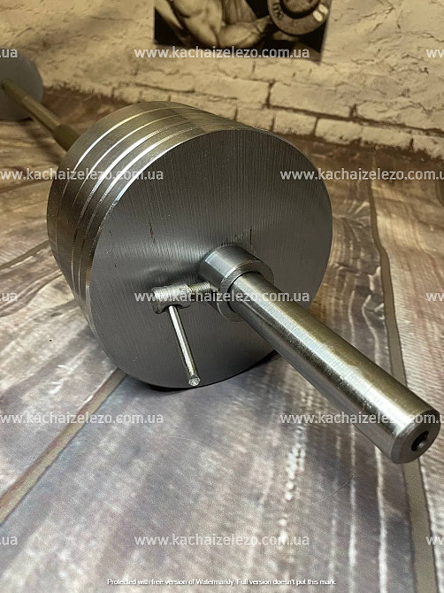 Штанга набірна 39 кг Гантелі, гирі, штанги та диски металеві диски Київ - фото 10