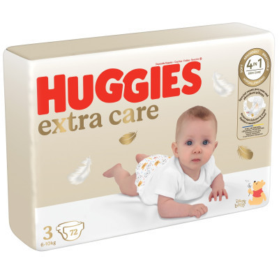 Підгузки Huggies Extra Care 3 (6-10 кг) 72шт (5029053578095) Вінниця - фото 8