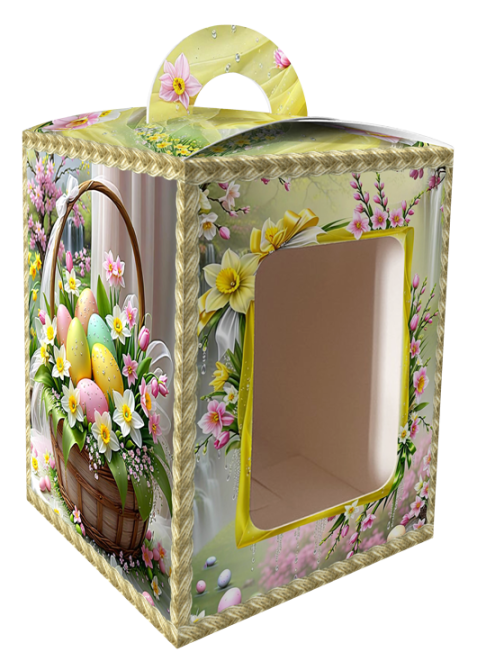 Коробка під великодня Великодня 14 см * 14 см*18,7 см (400 гм) No5 (1 шт.) Харків - фото 4