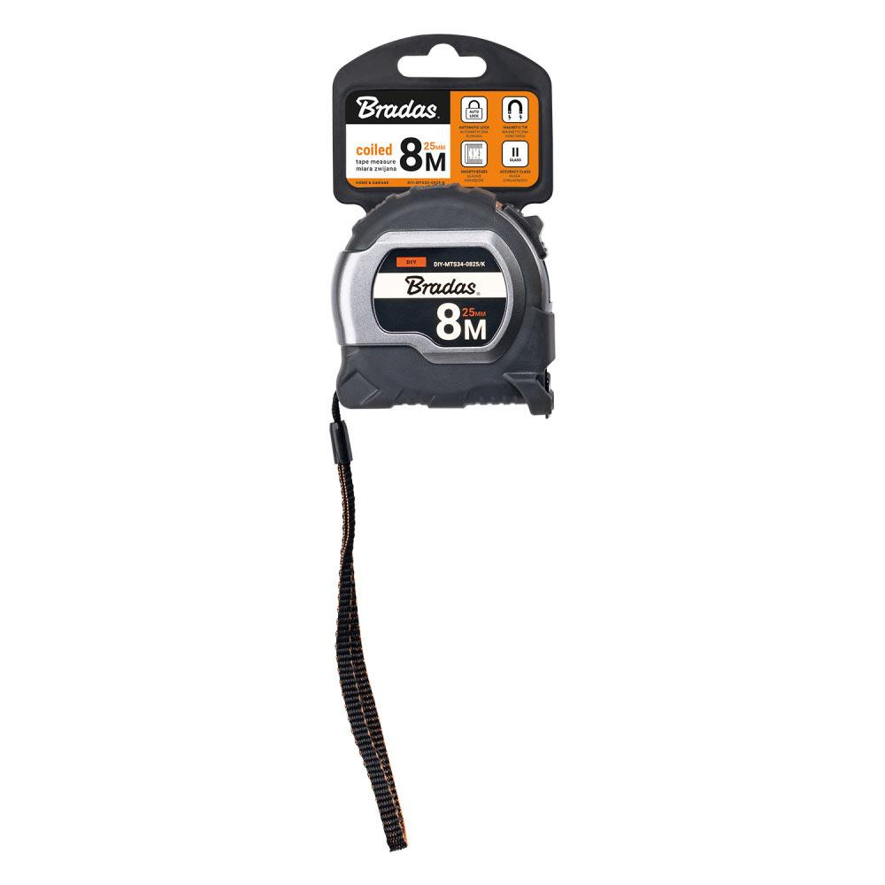 Рулетка на котушці, магнітний наконечник, COAL soft, 8м/25мм, DIY-MTS34-0825/K Київ - фото 3