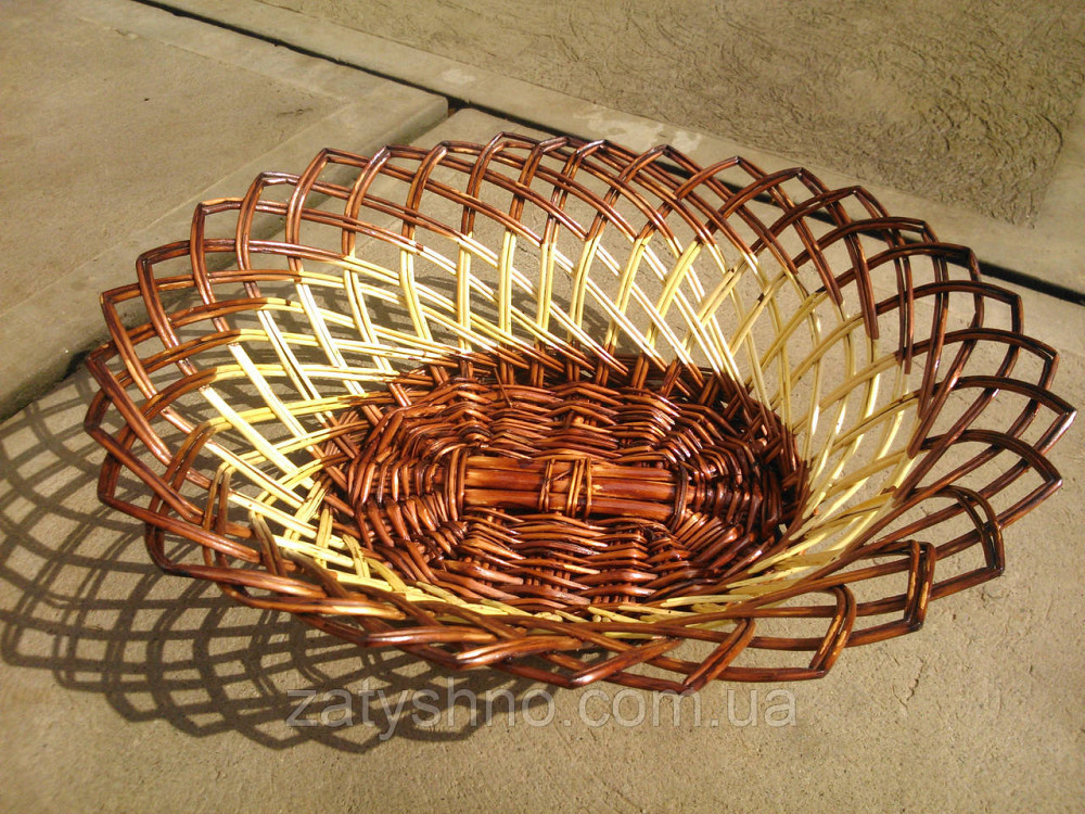 Конфетница плетеная из лозы Киев - изображение 5