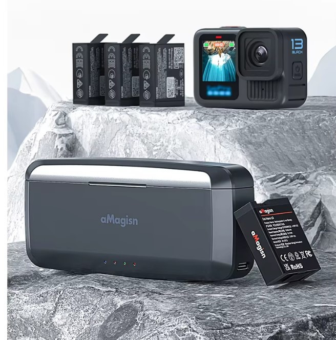 Зарядка повербанк GoPro 13 7710мАгод швидка три слоти 20Вт PD3 aMagisn AP24 Київ - фото 4