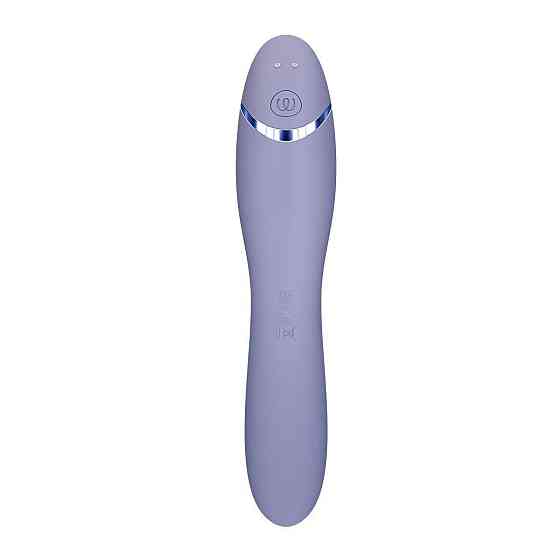 Вакуумный стимулятор для точки G и клитора с вибрацией Womanizer OG Lilac, 12 уровней, 3 режима Sex Aura Киев
