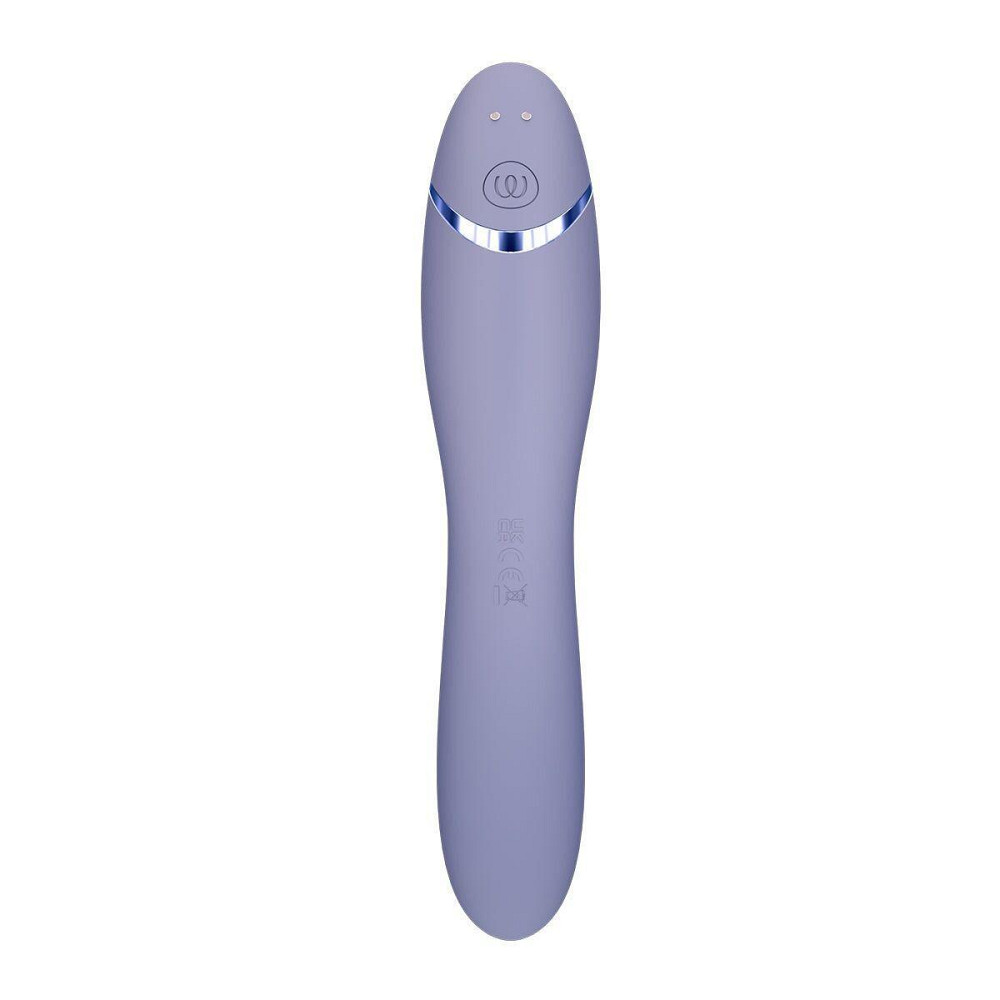 Вакуумный стимулятор для точки G и клитора с вибрацией Womanizer OG Lilac, 12 уровней, 3 режима Sex Aura Киев - изображение 3