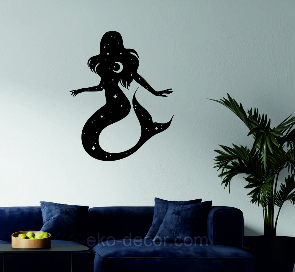 Декоративное настенное 3D Панно «Русалочка» Декор на стену с объемом Киев - изображение 5