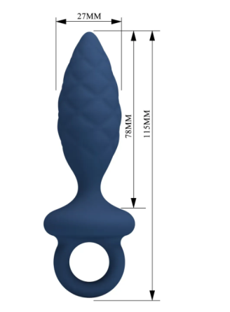 Анальна пробка MR.PLAY - Butt Plug with Loop Size S, BI-040216-MR Sex Aura Київ
